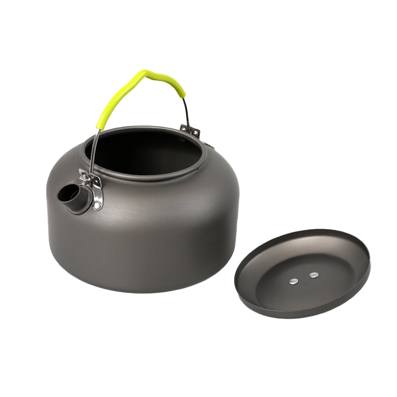 HALIN HK314 1.4L Outdoor Camping Kettle Aluminum Tea Kettle with Handle Compact Lightweight Coffee Pot for BBQ Hiking