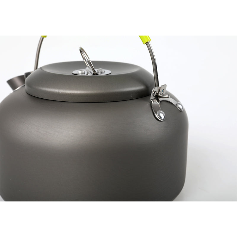 HALIN HK314 1.4L Outdoor Camping Kettle Aluminum Tea Kettle with Handle Compact Lightweight Coffee Pot for BBQ Hiking