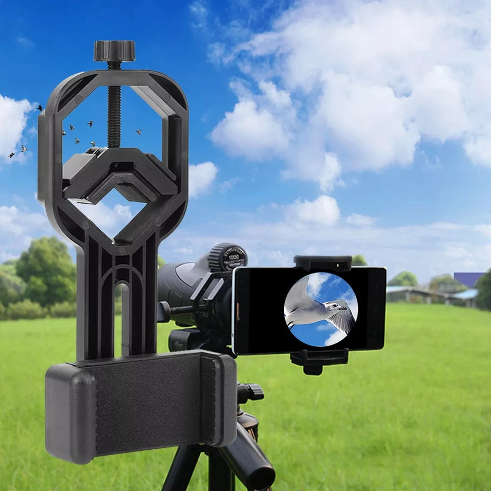 Cell Phone Adapter Clip Mount Binocular Monocular Spotting Scope Telescope Phone Holder Bracket