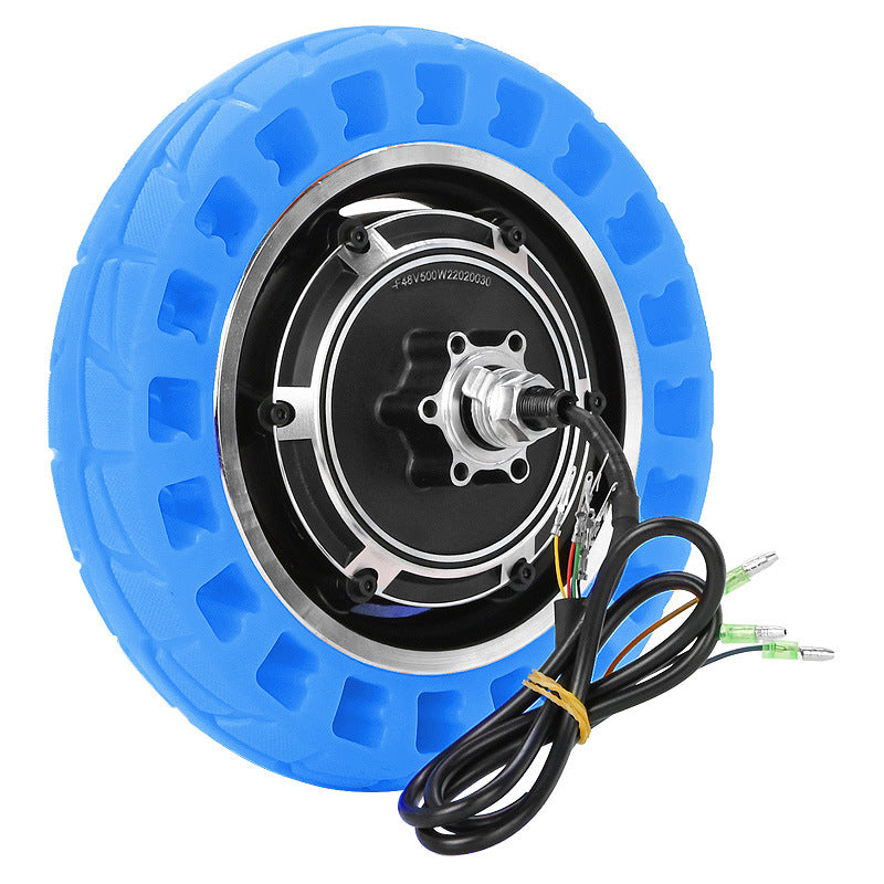 For Kugoo M4 Electric Scooter 10-Inch 48V 500W Tire Motor Wheel Hub Kit Anti-slip Rubber E-scooter Tire Replacement