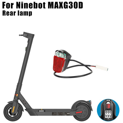 For Ninebot Max G30D Electric Scooter Brake Light Rear Tail Safety Light Warning Brake Lamp