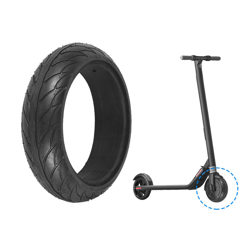 For Xiaomi Ninebot ES1 / ES2 / ES3 / ES4 E-scooter 8-Inch Inflation-free Solid Wheel Tire Electric Scooter Wheel Replacement