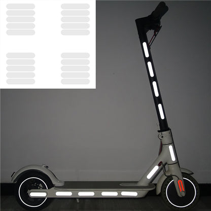 For XIAOMI MIJIA M365 / M365 Pro Scooter Reflective Scooter Body Stickers Night Safety Reflection Stickers Parts Accessories