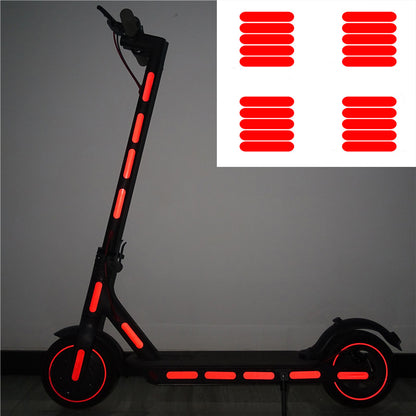 For XIAOMI MIJIA M365 / M365 Pro Scooter Reflective Scooter Body Stickers Night Safety Reflection Stickers Parts Accessories