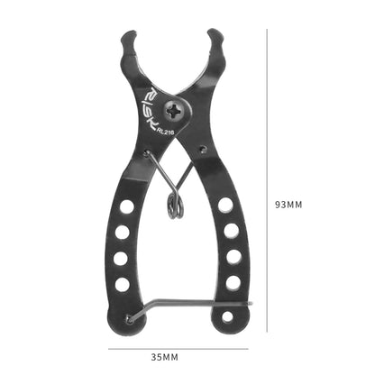 RISK Bicycle Mini Chain Quick Link Tool MTB Mountain Road Bike Magic Buckle Removal Installation Tool Clamp Black