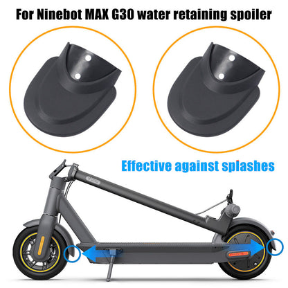 1 Pair Rear Front Splash Mudguard for Ninebot Max G30, Electric Scooter Splasher Fender