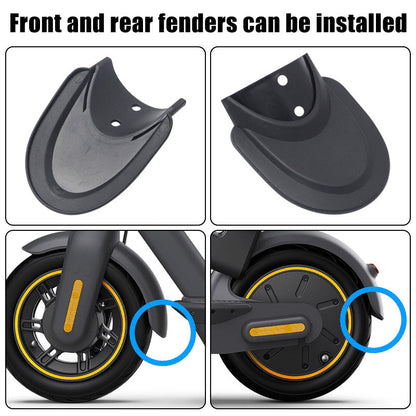 1 Pair Rear Front Splash Mudguard for Ninebot Max G30, Electric Scooter Splasher Fender