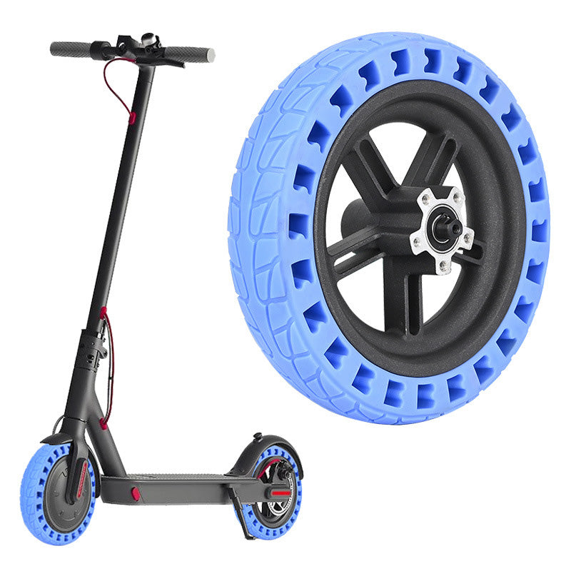 8.5inch Rubber Solid Tire for Xiaomi M365 Pro / Pro 2 / Pro 3 Electric Scooter Shock Absorber Damping Tyre with Wheel Hub