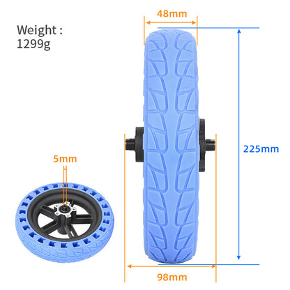 8.5inch Rubber Solid Tire for Xiaomi M365 Pro / Pro 2 / Pro 3 Electric Scooter Shock Absorber Damping Tyre with Wheel Hub