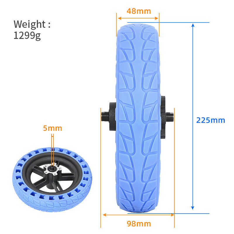 8.5inch Rubber Solid Tire for Xiaomi M365 Pro / Pro 2 / Pro 3 Electric Scooter Shock Absorber Damping Tyre with Wheel Hub