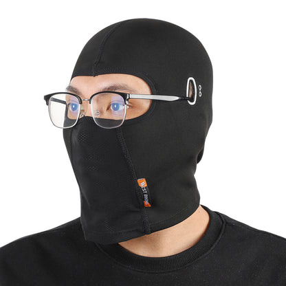 WEST BIKING Winter Thermal Cycling Headgear Windproof Mask Scarf with Reflective Glasses Hole