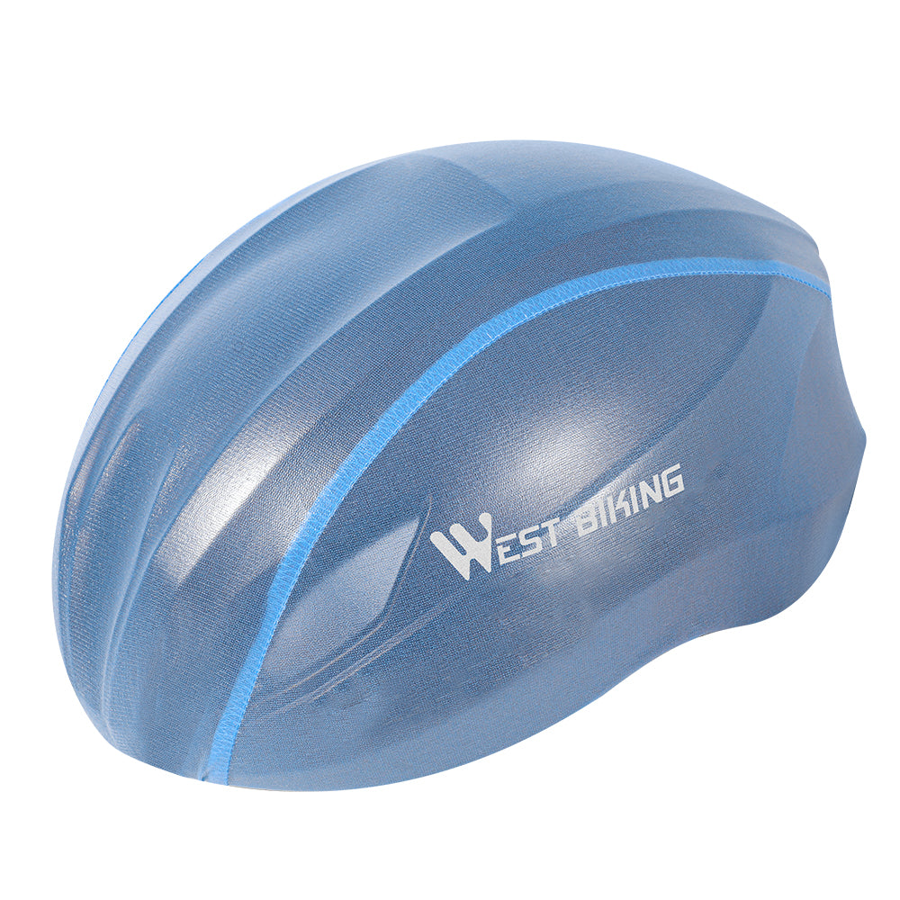 WEST BIKING YP0708080 Ultralight Bicycle Helmet Cover Waterproof Reflective Dustproof Rain Cover