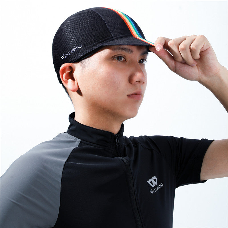 WEST BIKING YP0201298 Summer Outdoor Cycling Anti-UV Breathable Cap Flippable Sun Hat