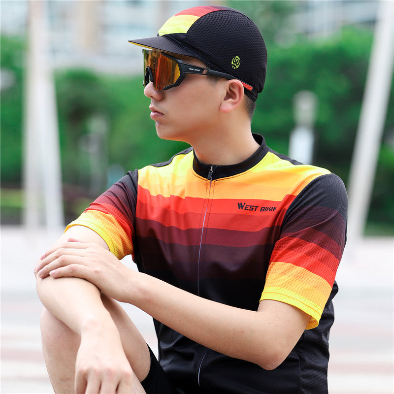 WEST BIKING YP0201298 Summer Outdoor Cycling Anti-UV Breathable Cap Flippable Sun Hat