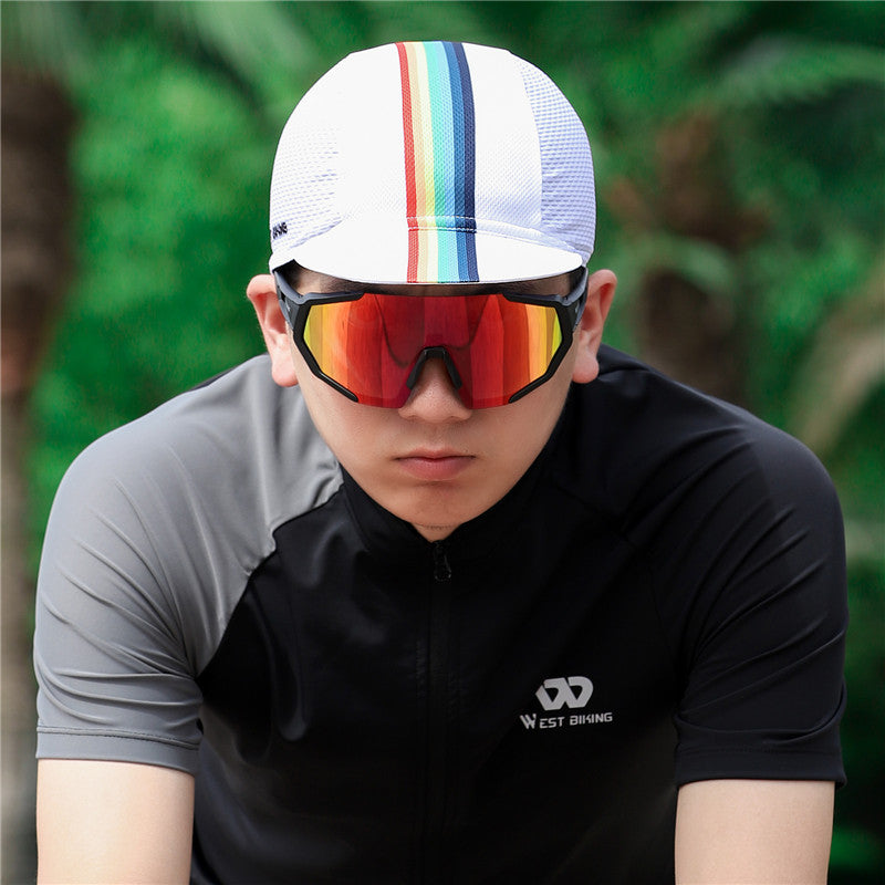 WEST BIKING YP0201298 Summer Outdoor Cycling Anti-UV Breathable Cap Flippable Sun Hat