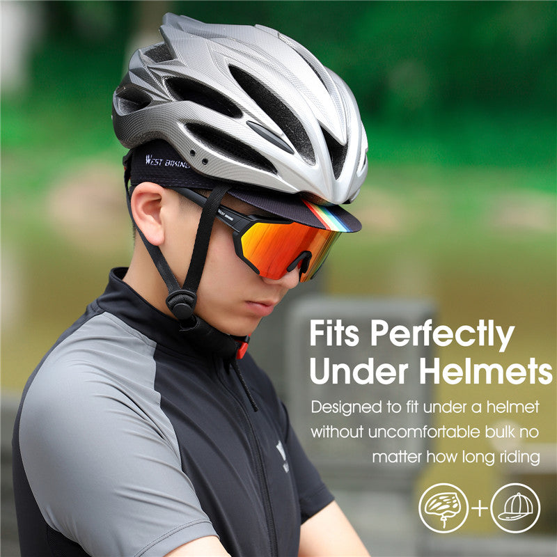 WEST BIKING YP0201298 Summer Outdoor Cycling Anti-UV Breathable Cap Flippable Sun Hat