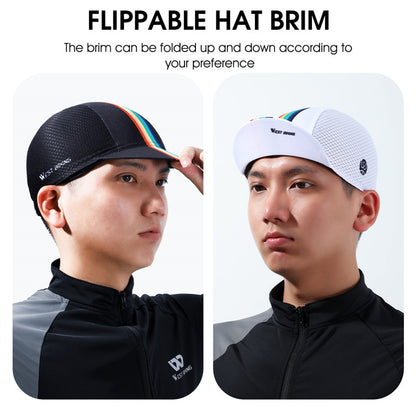 WEST BIKING YP0201298 Summer Outdoor Cycling Anti-UV Breathable Cap Flippable Sun Hat