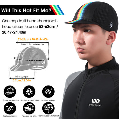 WEST BIKING YP0201298 Summer Outdoor Cycling Anti-UV Breathable Cap Flippable Sun Hat