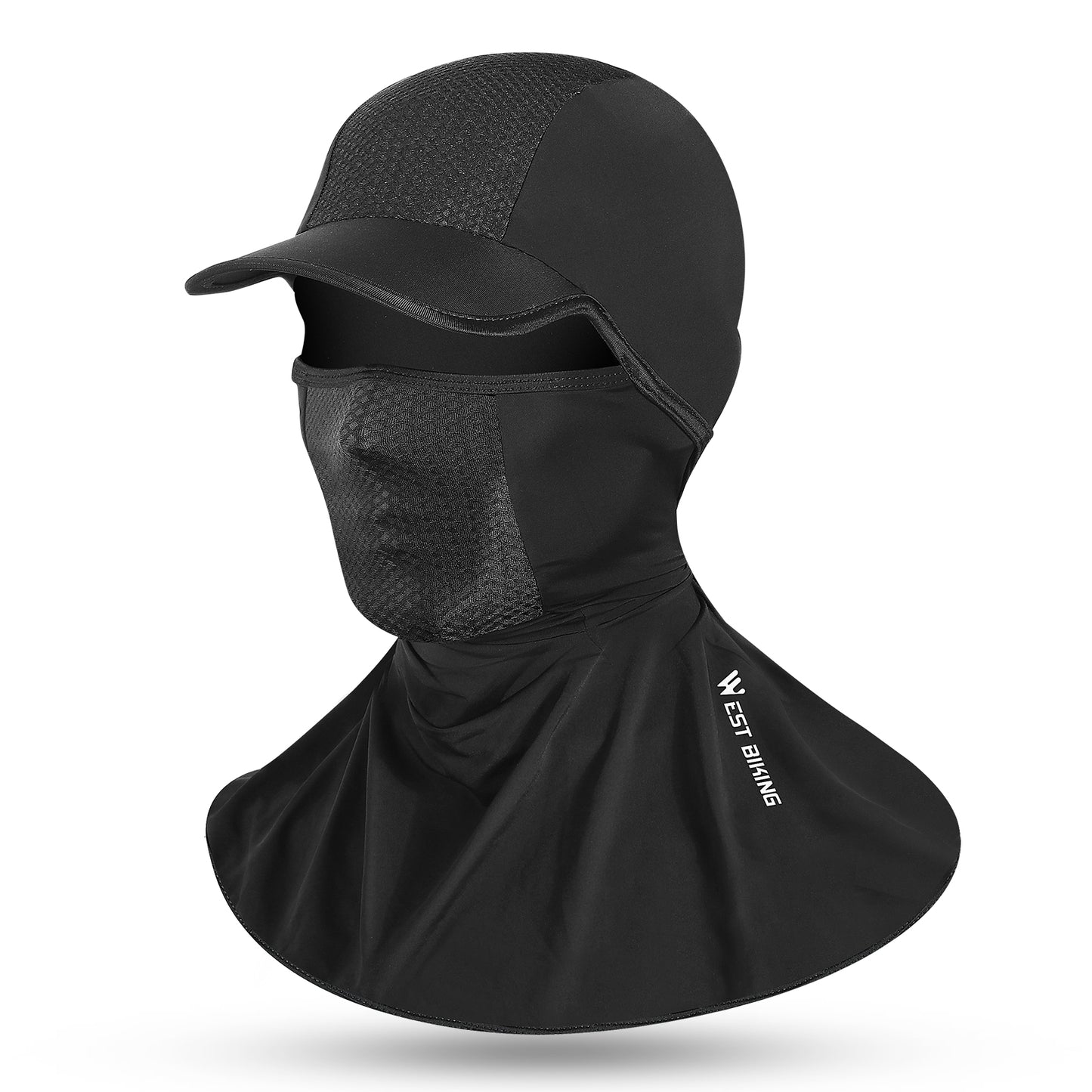 WEST BIKING YP0201304 Outdoor Bike Cycling Sunproof Breathable Cap Scarf Face Cover Headgear with Brim