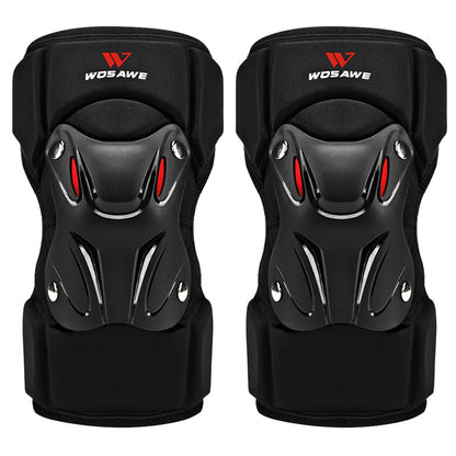 WOSAWE MO352-HZ 1Pc Adult Motorcycle Riding Ski Roller Skating Elbow Pads Hard Shell Anti-fall Anti-collision Elbow Protective Gear