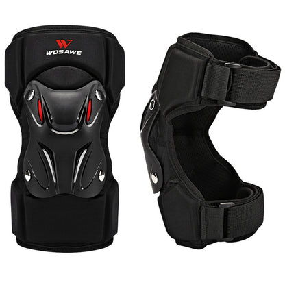 WOSAWE MO352-HX 1Pc Adult Motorcycle Cycling Knee Guard Skating Skateboard Sports Knee Pad Anti-fall Hard Shell Knee Protector