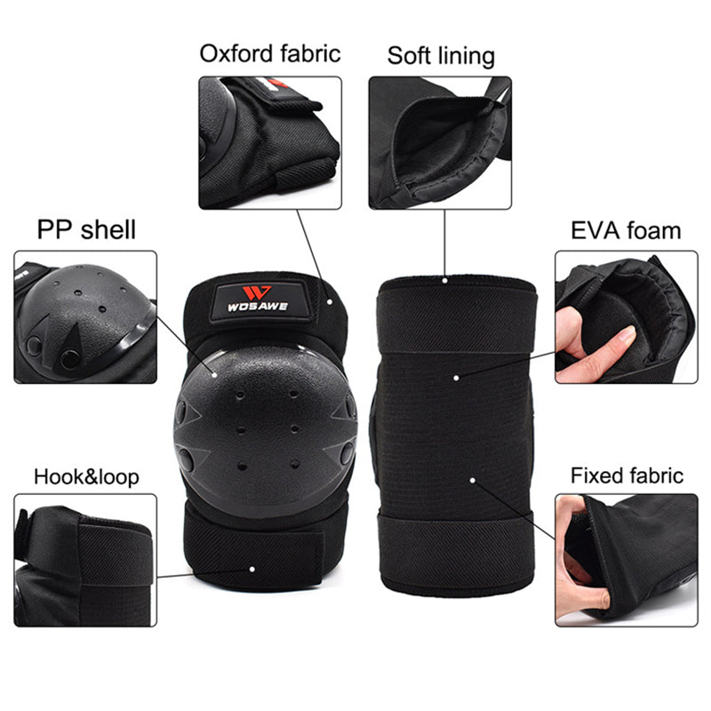 WOSAWE ML309-HZ 1 Pair Men Women Sports Motocross Anti-fall Elbow Pad Ski Roller Skating Skateboard Elbow Guard Protector