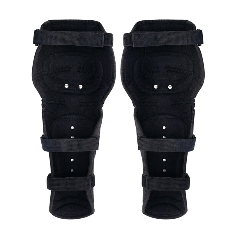 WOSAWE BC341 1 Pair Stainless Steel Motorcycle Knee Pads Protector Hockey Sports Protection Support Breathable Knee Brace