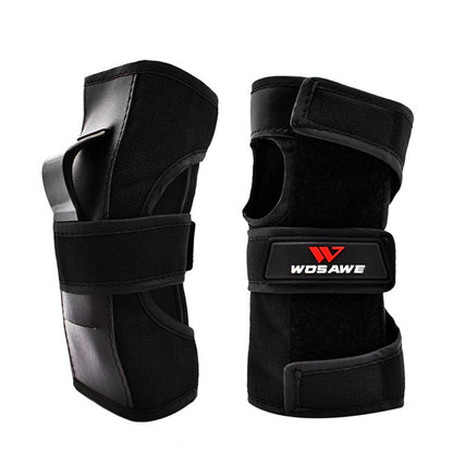 WOSAWE ML307-HS 1 Pair Adult Wrist Support Hand Protection Skiing Skating Hand Guard Palm Protection with ABS Splints