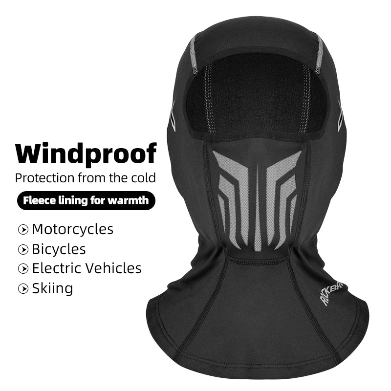 ROCKBROS Face Mask Soft Keeping Warm Windproof Cycling Head Scarf for Men and Women