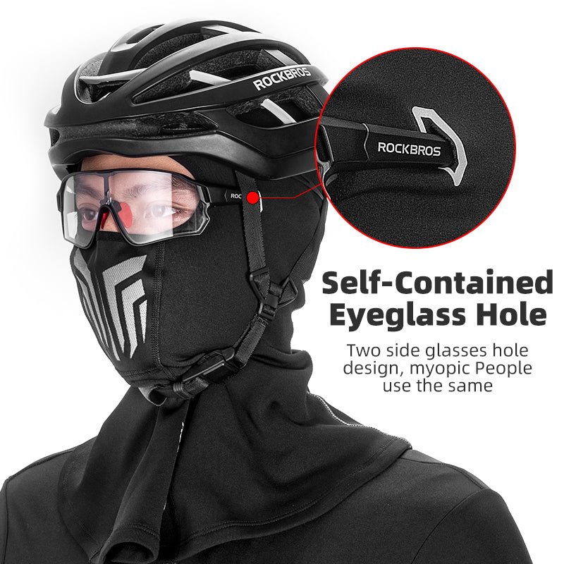 ROCKBROS Face Mask Soft Keeping Warm Windproof Cycling Head Scarf for Men and Women