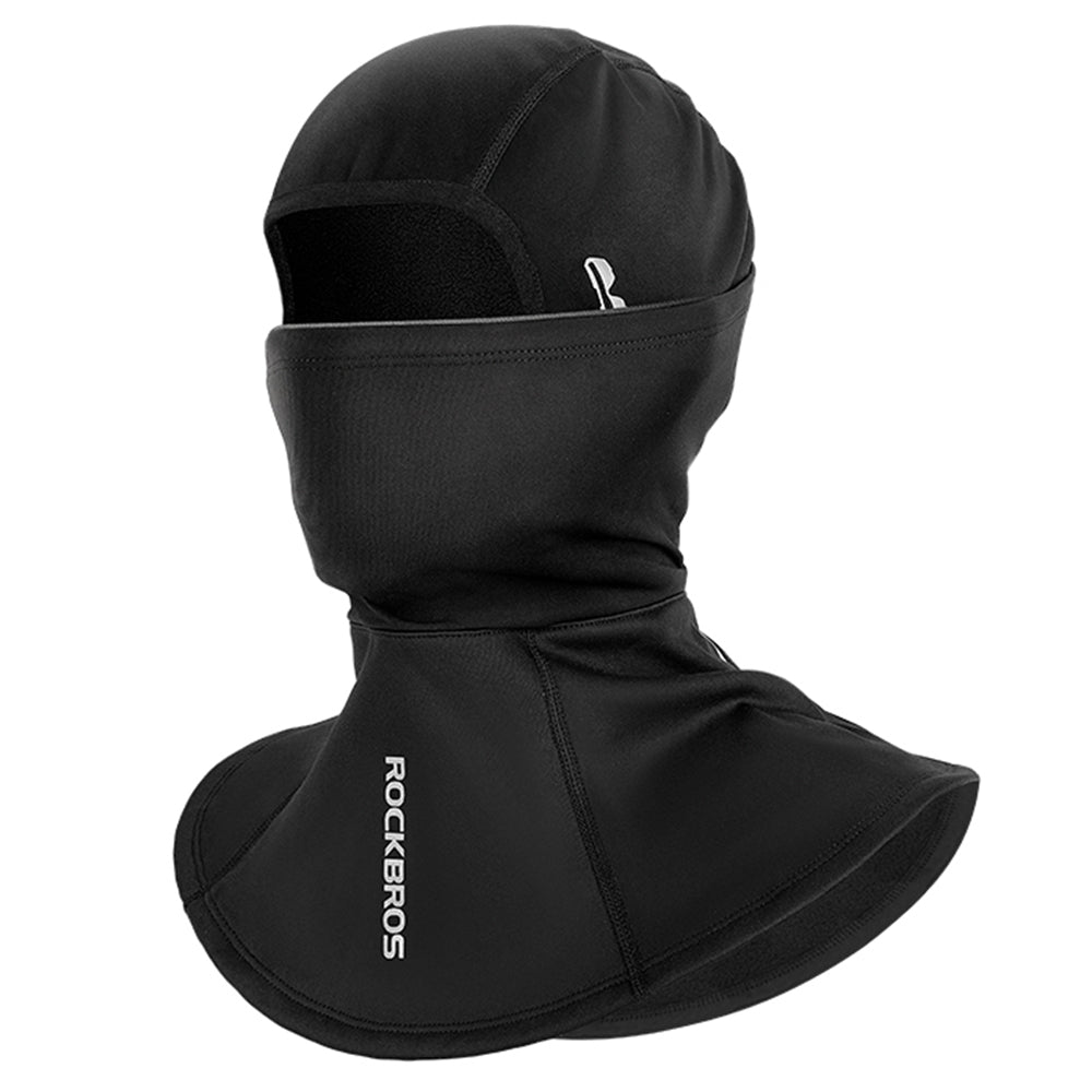 ROCKBROS 13420046001 Windproof Motorcycle Cycling Head Scarf Winter Fleece Lined Balaclava Long Face Mask with Replaceable Filter