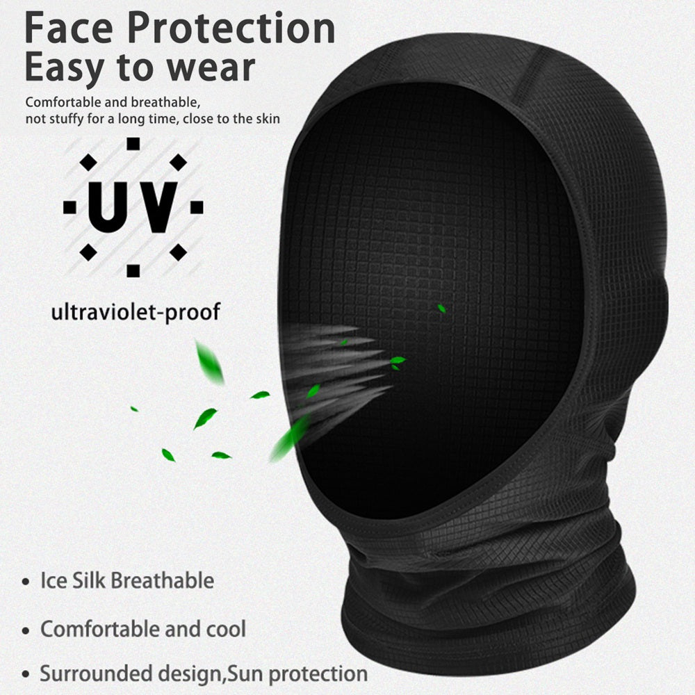 ANMMEILU FS2556 Unisex Sun UV Protection Cooling Face Scarf Cover Motorcycle Face Cover Head Scarf