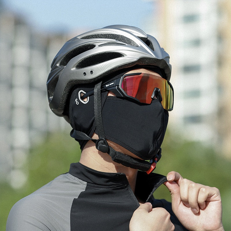 WEST BIKING YP0201329 Summer Cycling Cooling Ice Silk Head Cap Motorbike Bicycle Breathable Face Mask