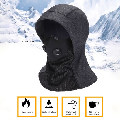 YSANAM YS3645 Winter Fleece Lined Balaclava Long Face Mask with Replaceable Filter