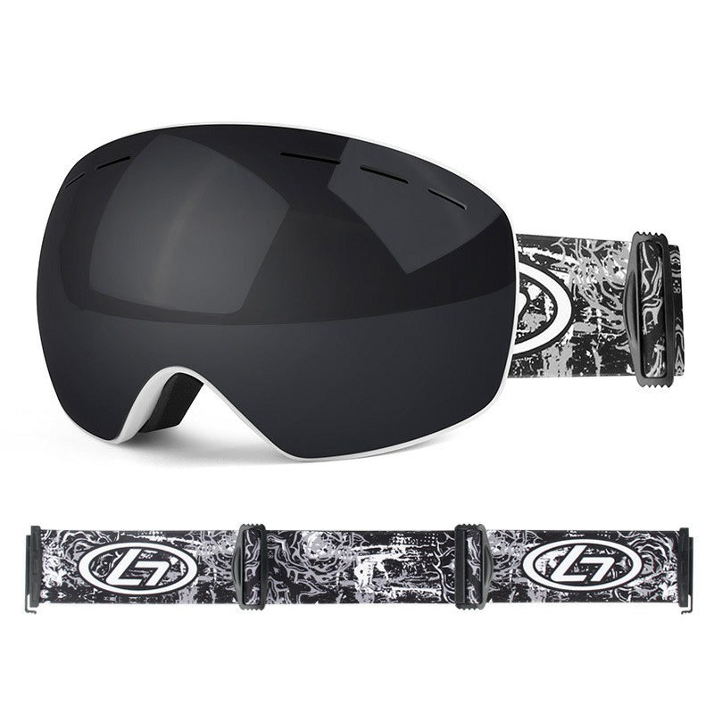 OBAOLAY H019 Double Layer Anti-fog Ski Goggles Windproof Sandproof Ski Glasses with Storage Box