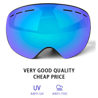 OBAOLAY H019 Double Layer Anti-fog Ski Goggles Windproof Sandproof Ski Glasses with Storage Box