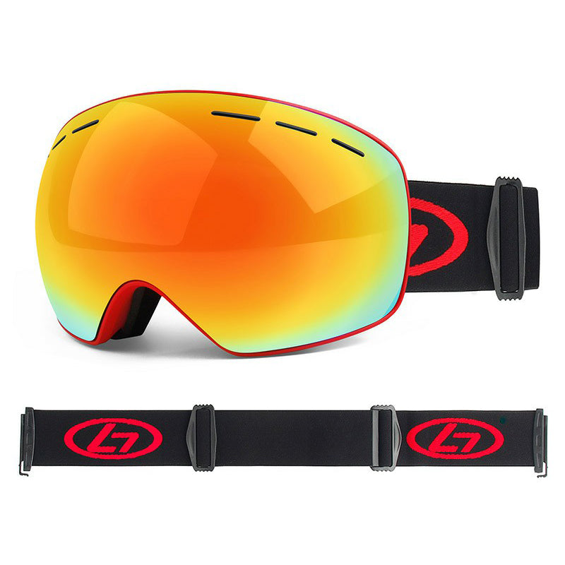 OBAOLAY H019 Double Layer Anti-fog Ski Goggles Windproof Sandproof Ski Glasses with Storage Box