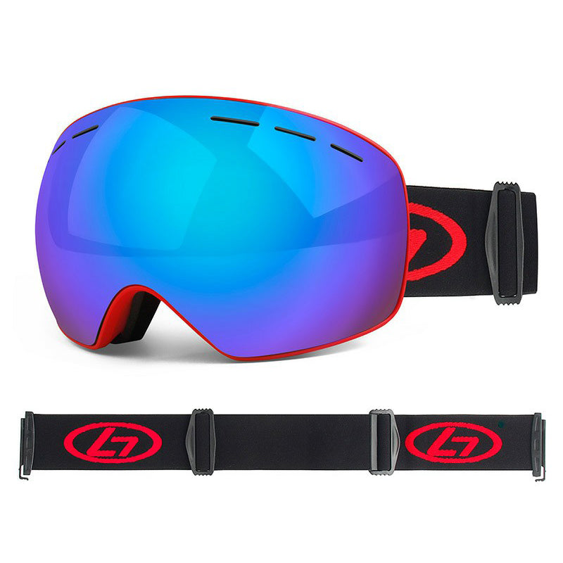 OBAOLAY H019 Double Layer Anti-fog Ski Goggles Windproof Sandproof Ski Glasses with Storage Box