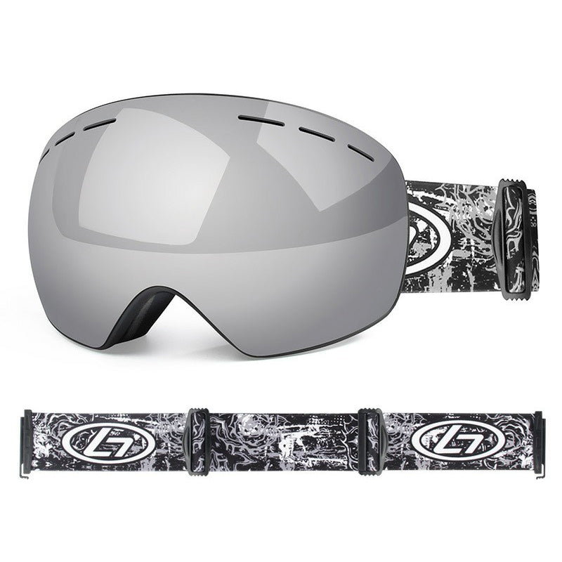 OBAOLAY H019 Double Layer Anti-fog Ski Goggles Windproof Sandproof Ski Glasses with Storage Box