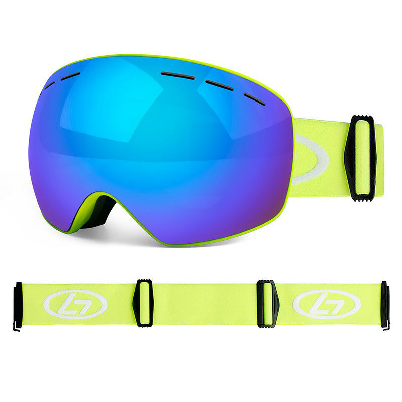 OBAOLAY H019 Double Layer Anti-fog Ski Goggles Windproof Sandproof Ski Glasses with Storage Box