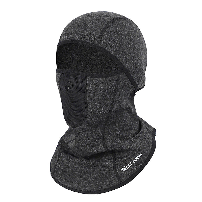 WEST BIKING Winter Thermal Fleece Breathable Face Mask Cycling Headgear Windproof Outdoor Sports Mask Scarf