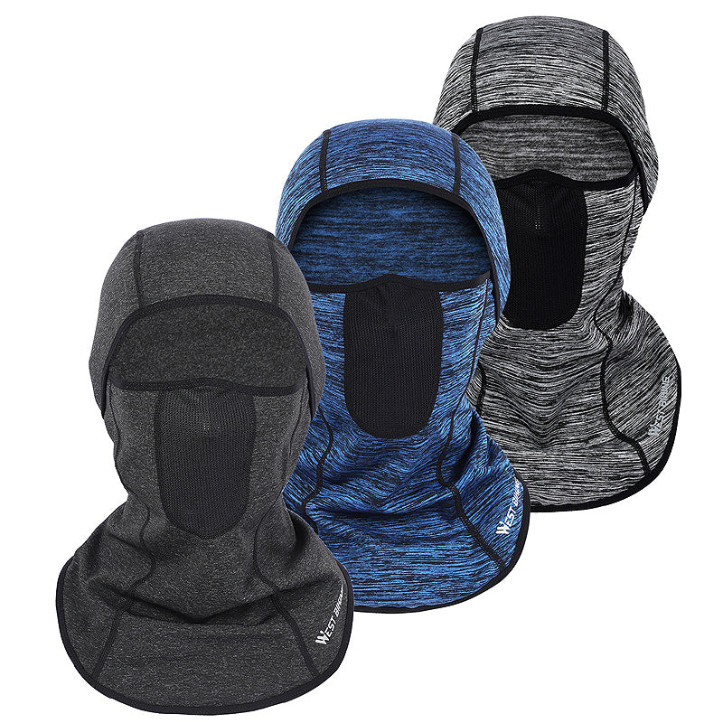 WEST BIKING Winter Thermal Fleece Breathable Face Mask Cycling Headgear Windproof Outdoor Sports Mask Scarf