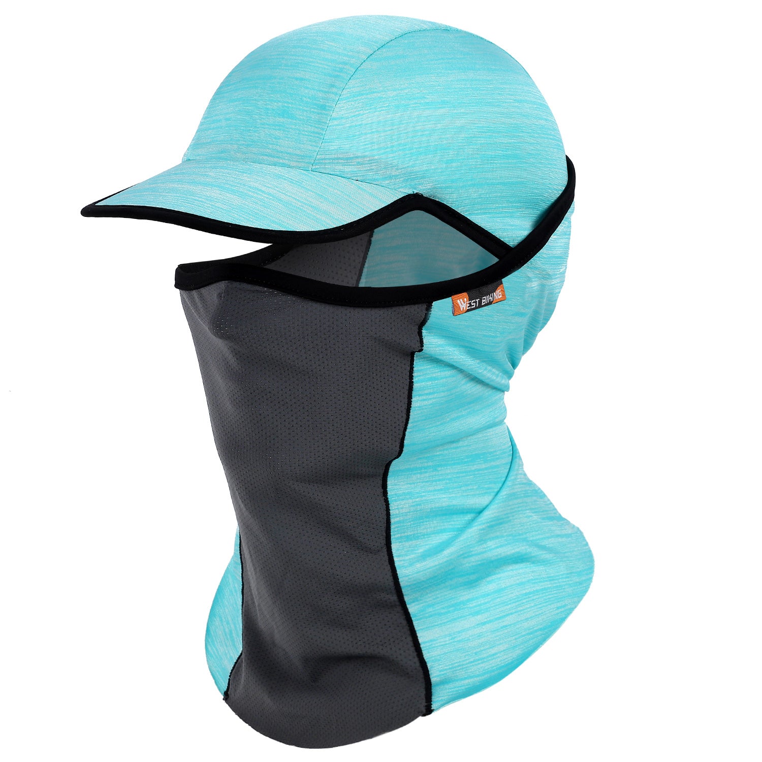 WEST BIKING 3-in-1 Summer UV Protection Cap Face Mask Breathable Cooling Neck Gaiter