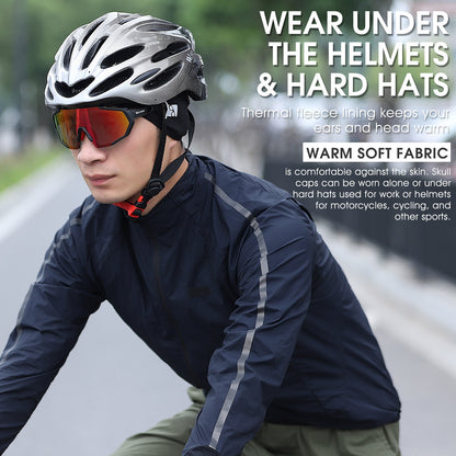 WEST BIKING YP0201299 Winter Cycling Warm Camouflage Head Cap Elastic Hat with Glasses Holes