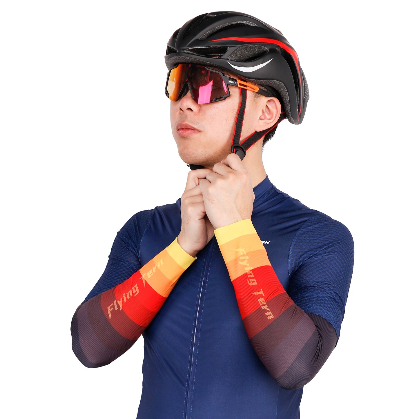 WHEEL UP YS006 1 Pair Sun UV Protection Ice Silk Sleeves Cooling Arm Sleeves for Driving Cycling Basketball