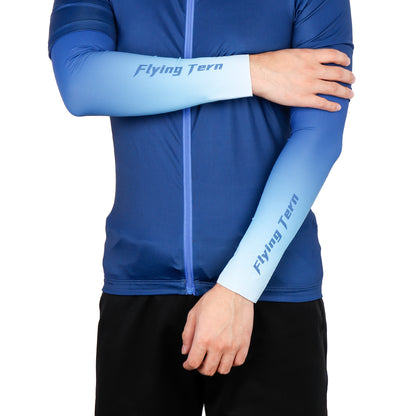 WHEEL UP YS006 1 Pair Sun UV Protection Ice Silk Sleeves Cooling Arm Sleeves for Driving Cycling Basketball