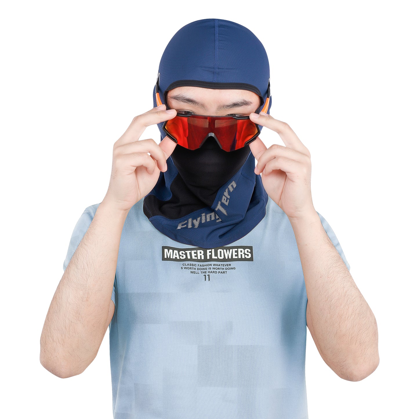 FLYING TERN 3007Y Windproof Balaclava Face Cover UV Protection Neck Gaiter Headwear for Motorcycle Cycling Hiking