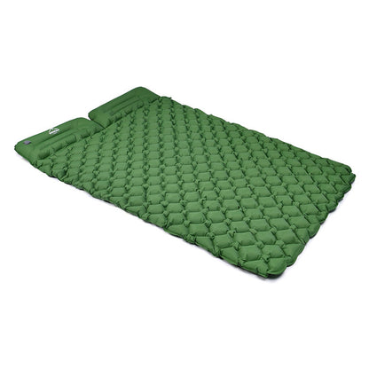 WIDESEA WSCM-005 Double Person Inflatable Camping Mattress Folding Camping Air Bed Picnic Pillow Blanket with Storage Bag