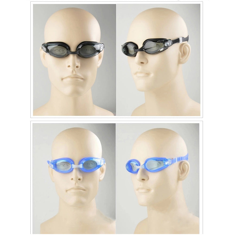 JIEJIA OPT2660 Adult Myopia Swimming Goggles HD Waterproof Anti-Fog Anti-UV Eyeglasses