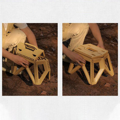 HALIN Plastic Multi-purpose Folding Stool Outdoor Portable Camping Stool for Adults Children